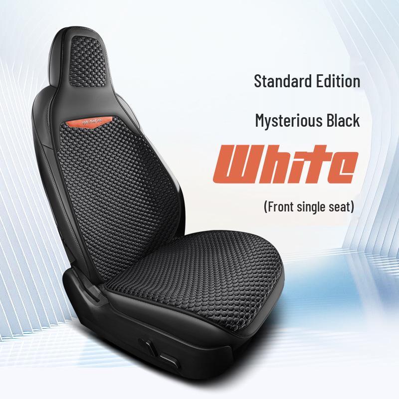 Universal Four-Season Car Seat Cushion: New Energy One-Piece Saddle Cover with Half-Wrap Design