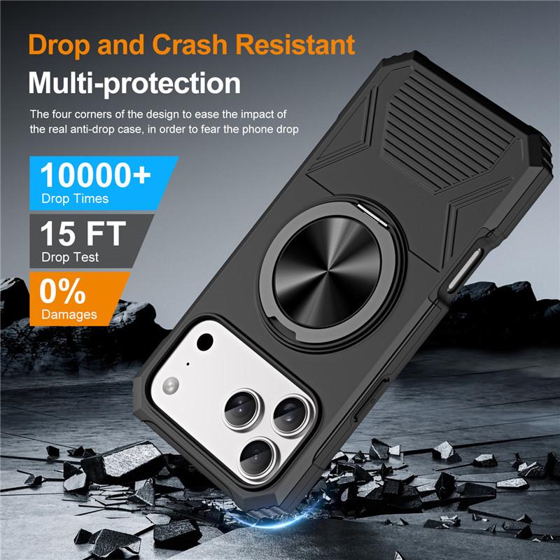 Alliance Ring Shadow Suitable for iPhone17Pro Max Mobile Phone Case Apple 15 Bracket Case 13 Magnetic Protective Case