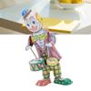 Walking Robot Clockwork Toy Vintage Metal Collectible Interesting Handmade Repairman Robot Windup Toys for Birthday Gift Decoration