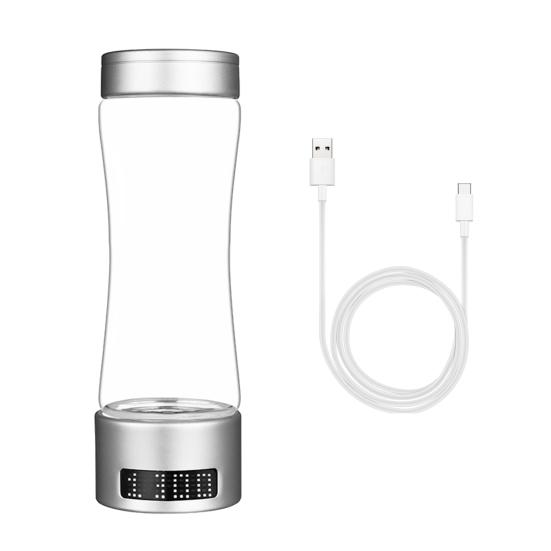 Generatore Di Acqua Idrogenata Portatile - Bottiglia Con Tecnologia SPE/PEM, Display OLED, Ricarica USB, Per Acqua Antiossidante