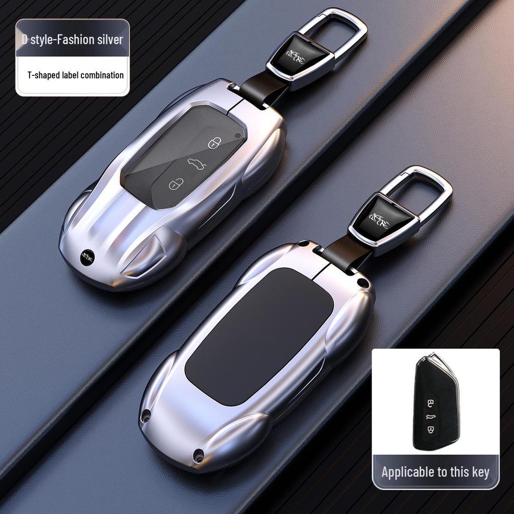 Volkswagen Car Key Cover for Passat, Sagitar, Lavida, Tiguan, Bora, Magotan, Tayron, ID.3, and Tuyue.