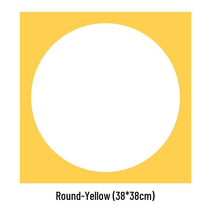 Children's Art Craft Cardstock: 20 Sheets of Colored, Thick, Square Paper with Round Borders