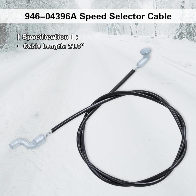 Quality 21.5 Inch Control Cable Replacement For Speed Selection In Garden Tools Constructed Plastic And Stainless Steel