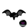 Solar Bat Shape LED Car Window Light Decorative Interior Atmosphere Lamp for Car Door Dashboard Triangle Window Unique Vehicle Accessory