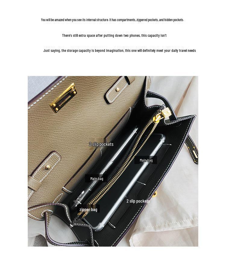 2025 Mini Kelly Geldbörse: Modische Crossbody- und Handtasche aus Palmenkornleder