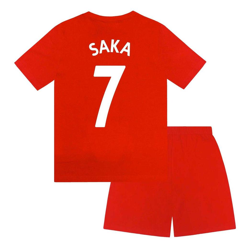 Arsenal FC Boys Saka 7 Short Pyjama Set