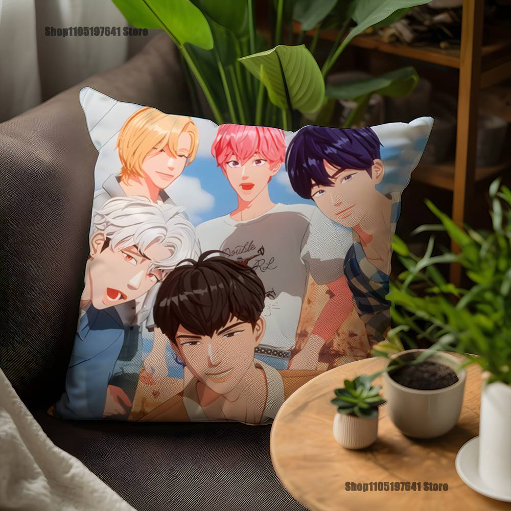 Plave Y-Yejun Noah B-Bamby-Es Pillow Case For Sofa Decor Car Office Room Printing Cushion Cover Decorations And Protector