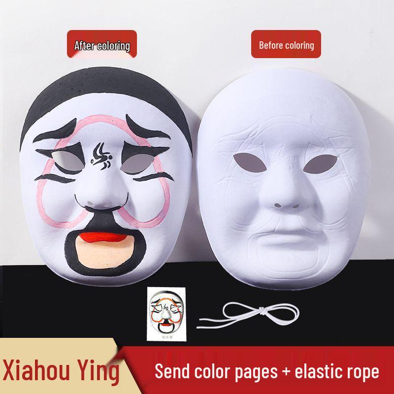 Набор керамических масок Пекинской оперы, расписанных вручную, для детей