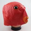 Cute and Funny Halloween Green Fish Head Red Fish Head Funny Cosplay Costume Mask Adult Carnival Party Fish Head Mask Latex