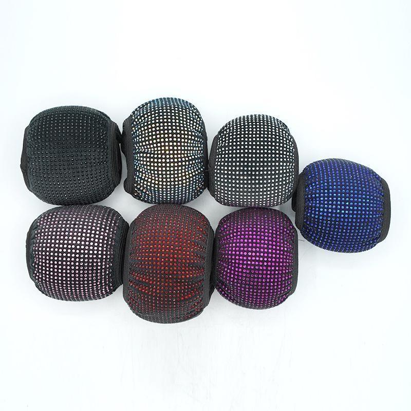 Auto-Strasssteine Lenkradabdeckung Mit Kristall-Diamant Funkelnd Auto Universeller Lenkradschutz Innenraumzubehör