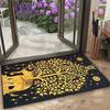 Tappetino per Porta con Motivo di Elefante Raffinato Tappetino per Pavimento d'Ingresso Boemo per Porta della Stanza Retro Casa Decorazione per Interni ed Esterni