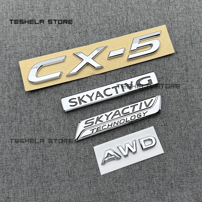 3d ABS for Mazda CX-5 13-25Year EditionABS ChromeLogo BYD Emblem Letters Stiker Car Trunk Badge Auto Parts Accessories