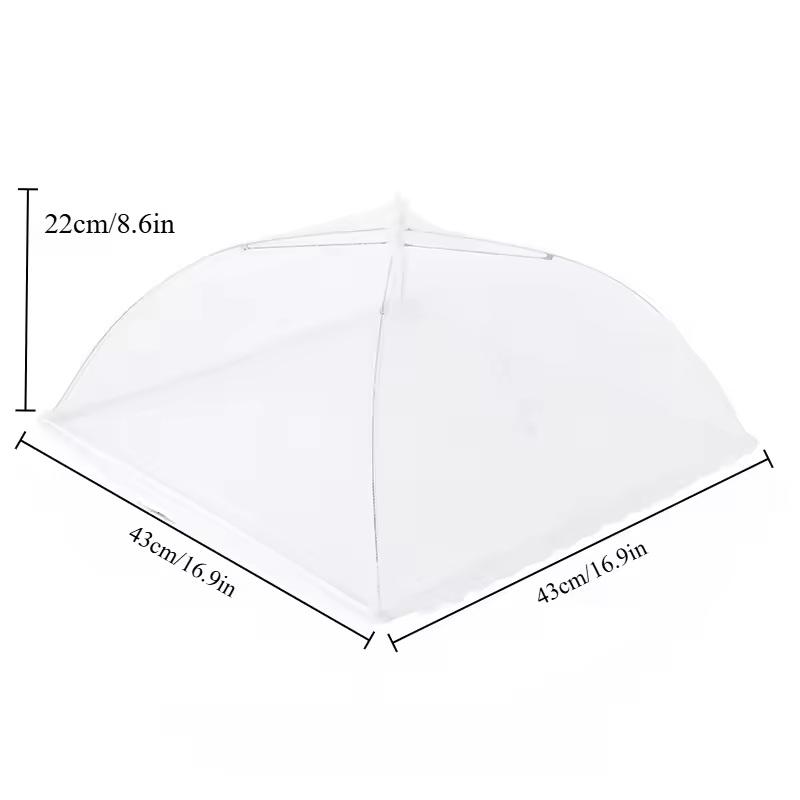 M-1PC Food Cover Mesh Folding Washable Flies Tables Cover Insect Proof Protective Dish Covers Home Kitchen Storage Accessaries