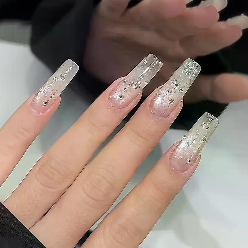 Size Mixing Sparkling Star Nail Glitter Sparkling Pentagram Nail Decor Nail Salon Design Cute Accessories DIY Nail Art Design