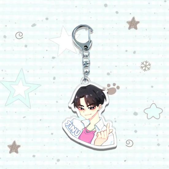 Yousheng Hexenjäger Schlüsselanhänger Reichhaltige Charaktermodellierung Leichter Tragbarer Schlüsselanhänger Lebendige Farbe Anime Mädchen Anhänger Schlüsselhalter