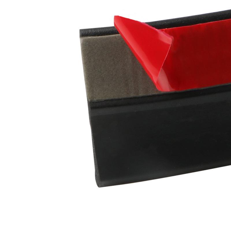2.5m Universal Front Bumper Spoiler Lips Car Bumper Lip Protection Stickers Car Front Bumper Lip Rubber Car Bumper Rubber Strip