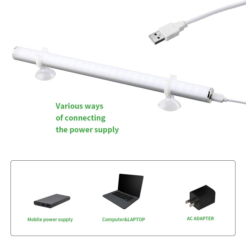 Portable LED Mirror Light Vanity Lights Touch Control Rechargeable Cordless Makeup Light for Mirror