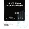 Kávová váha Automatický časovač LED displej/ Dobíjecí přes USB / Kuchyňská váha Elektronická váha 3kg/0,1g Vysoká přesnost