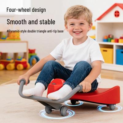 Children's Hand-Cranked Sensory Twist Car – Drifting and Rocking Scooter for Kindergarten