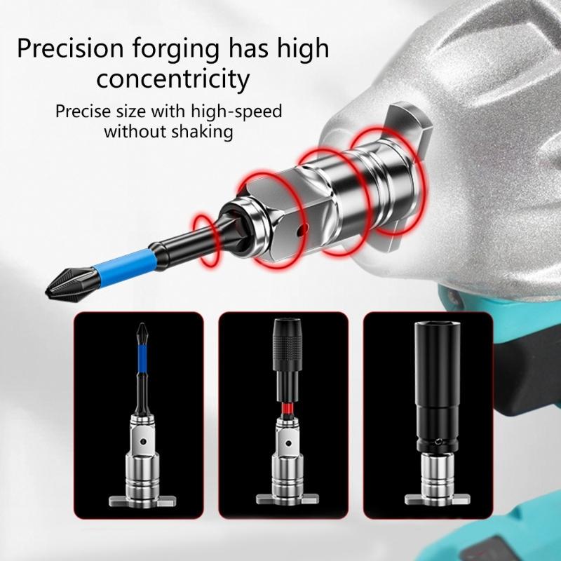 2 pezzi Adattatore Chiave Inglese per Trapano Elettrico Adattatore Chiave per Martello Elettrico Utensile Elettrico