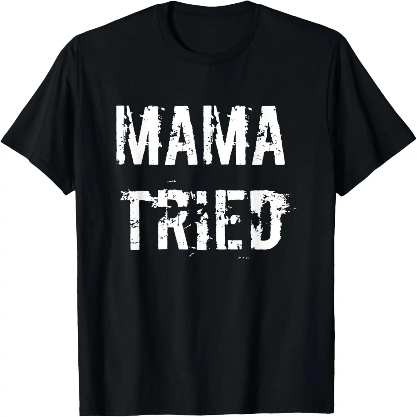 Mama Tried ВИНТАЖНАЯ Потертая Рубашка Ретро Рубашка Музыкального Преступника Футболка S