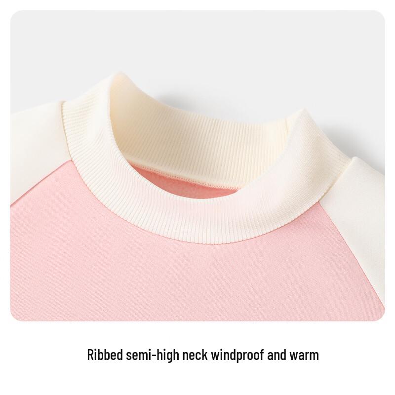 Navigare Girls' Fleece-Lined Winter Sweatshirt