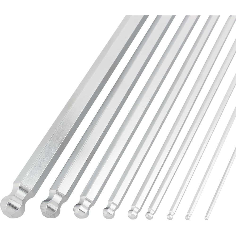 TONE Short Long Ball Point L Wrench Set BLB900S 9 Pieces Inch Size Tool Set