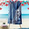 Name Custom Tampa Bay Rays Print Beach Towel, Large Soft Quick Dry Towel for Beach Camping Swimming