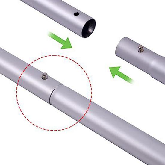 Ersatznetzstange, rostfrei, korrosionsbeständig, verstellbar, Aluminium, Zubehör für Schwimmbadstangen