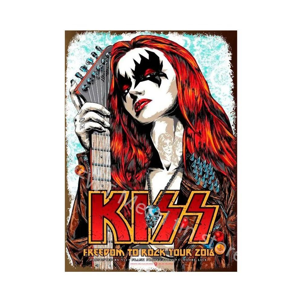 Segno Metallica Vintage per Band Rock, Decorazione per Bar di Casa, Garage, Club 20x30cm