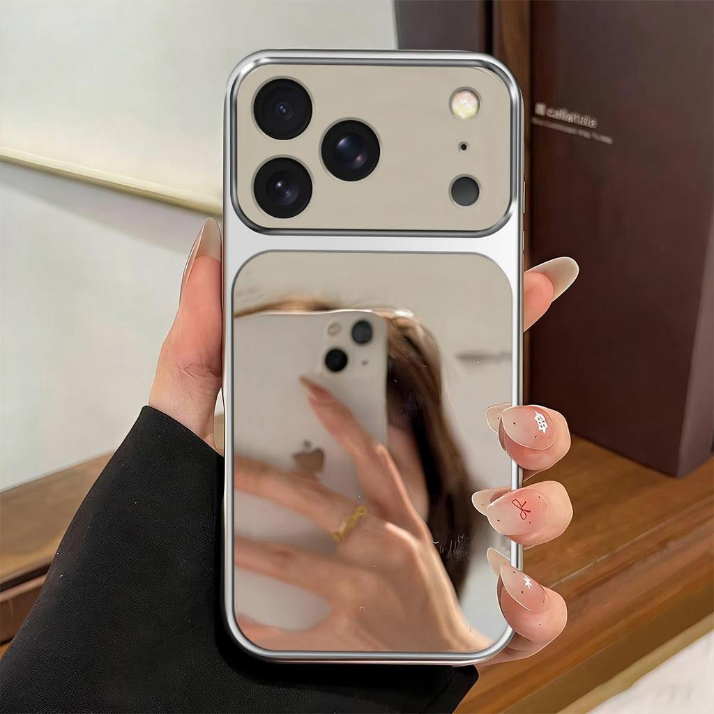 Case for iPhone 17 Pro Trending Big Window Cover Mirror Phone Casing