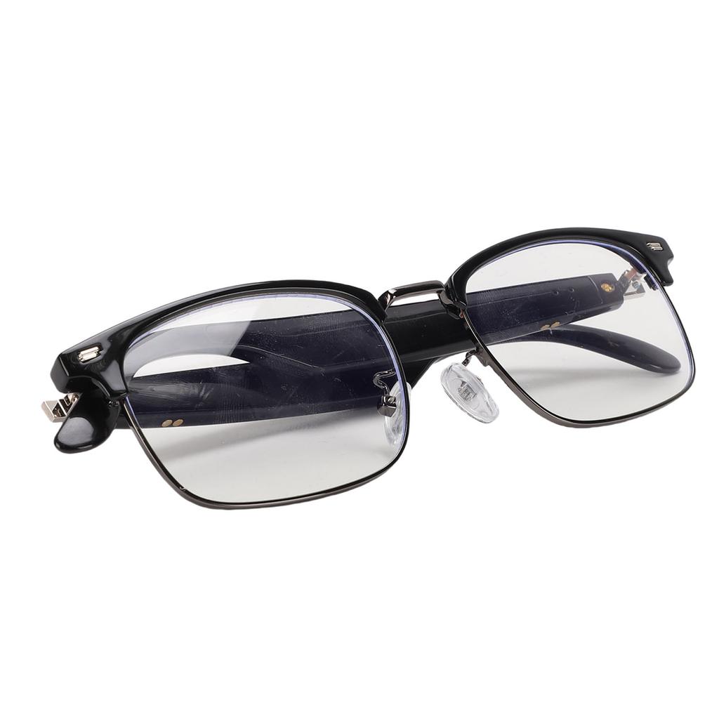 Smarte Brille mit Lautsprecher 5.3 Blaulichtfilter HiFi Wasserdicht Kabellos Musikbrille für Männer und Frauen Arbeiten Fahren