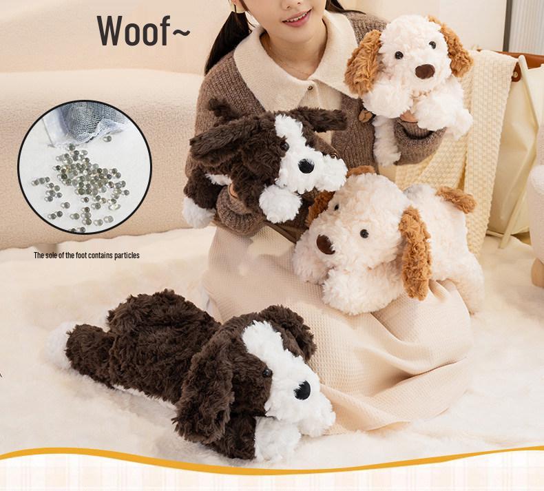 Lying Lazy Dog Plush Toy - Cute & Trendy Comfort Gift for Kids