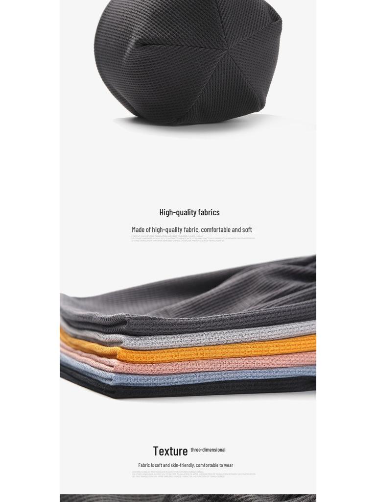 Unisex Winter Fleece-Lined Knitted Slouchy Beanie for Large Head Sizes