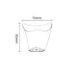 120ML Disposable Plastic Mousse & Pudding Cups with Spoons