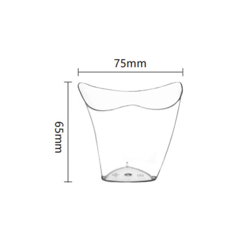120ML Disposable Plastic Mousse & Pudding Cups with Spoons