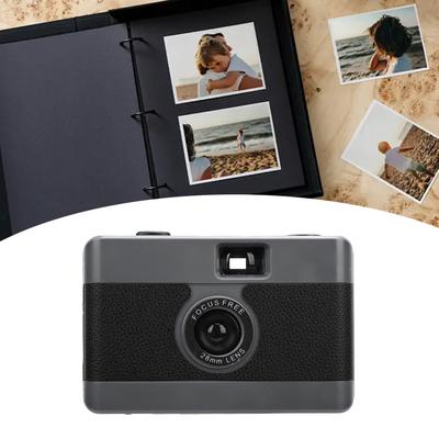 35mm Film Camera Vintage   Reusable Camera Built In Flash for Travel Photography