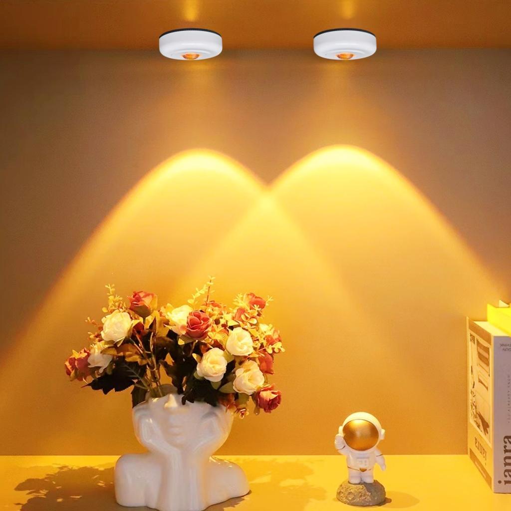Xiaomi Cat Eye Spotlight Battery Power Under Cabinet Light Sunset Rainbow Atmosphere LED Night Lamp Closet Cupboard Bookshelf Decor
