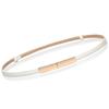 Leather Belt For Women With Round Alloy Buckle And Slim Design Perfect For Casual And Office Wear
