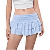 Koreanischer Stil Falten A-Linie Tennisrock mit Sicherheitsshorts - Sommer Damen Kurzrock