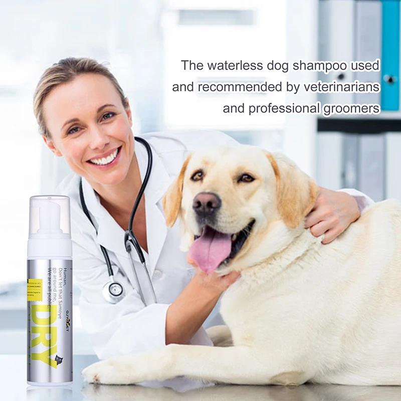 111ML Pet Dry Cleaning Foam Without Rins Dog Cat Puppy Shower Gel Supp Shampoo Deodorant Sterilization Leave Scent Pet Supplie