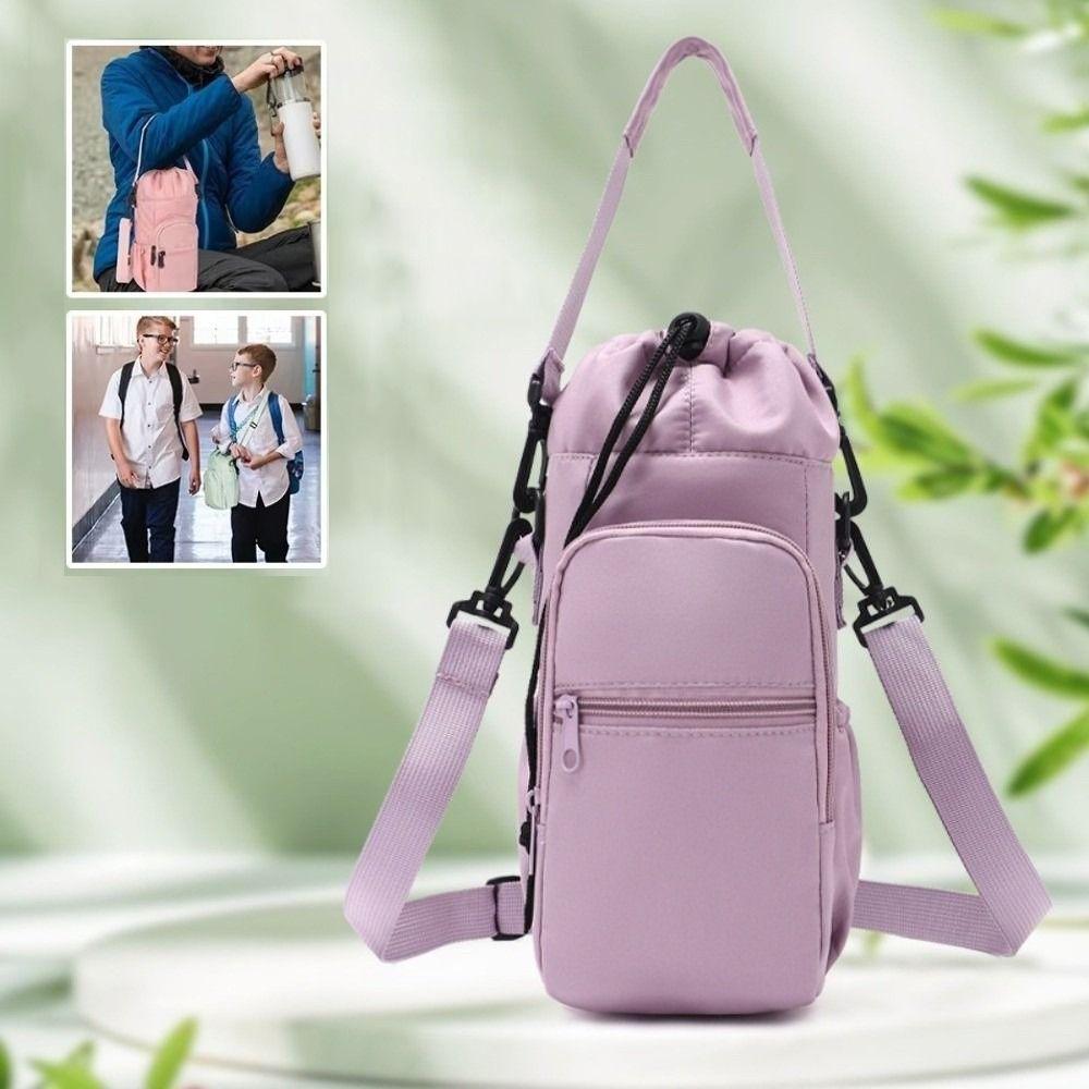 Adjustable Strap Water Bottle Bag Insulated Vacuum Cup Carrier Cover  for Outdoor