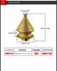 Brazed Diamond Drill Bit for Tile Marble Granite Chamfering Trimming Reaming For Angle Grinder
