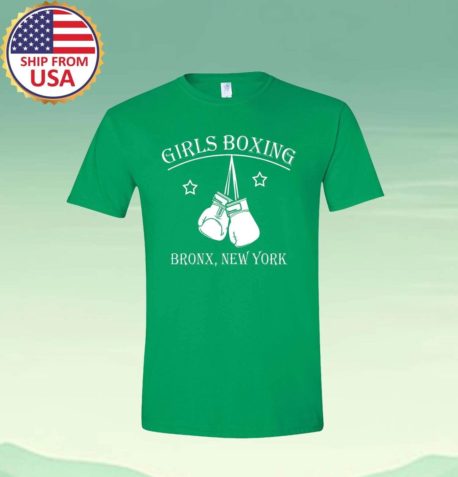 Girls Boxing Bronx New York Men s Green Size S-5XL 3XL