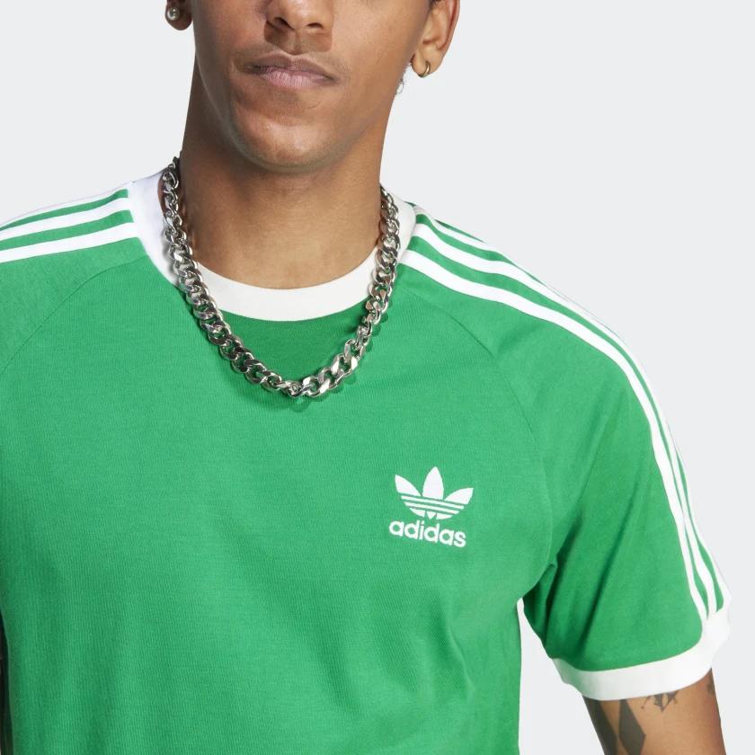 adidas Adicolor Classics 3-Stripes Tee Green Men Streetwear IM0410