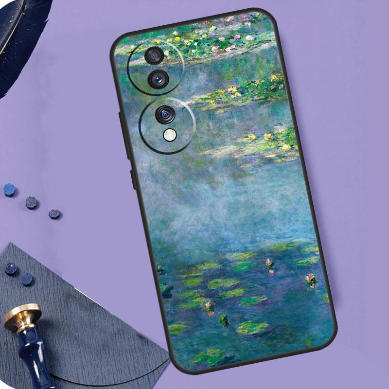 Claude Monet Art Painting For Honor Magic 6 5 Pro Lite 50 70 90 Case For Honor X9b X8b X7 X8 X9 X6a X7a X8a X9a Cover