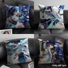 Scaramouche Genshin Impact Cushion Cover Natural Linen Organic Fabric Double-Sided Printing Sofa Home Decor Gift Pillow Case
