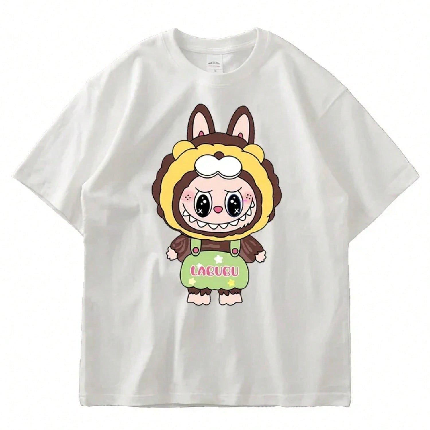 Anime LABUBU Print T Shirt Couple Student Street Sports Casual Wounisex T-Shirt Girl Summer Funny Clothes Wounisex s Clothing S разноцветный
