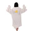 Pigiama con Oche in Pile Corallo Robe da Coppia – Spesso, Divertente, Lungo Camicia da Notte per Damigella d'Onore