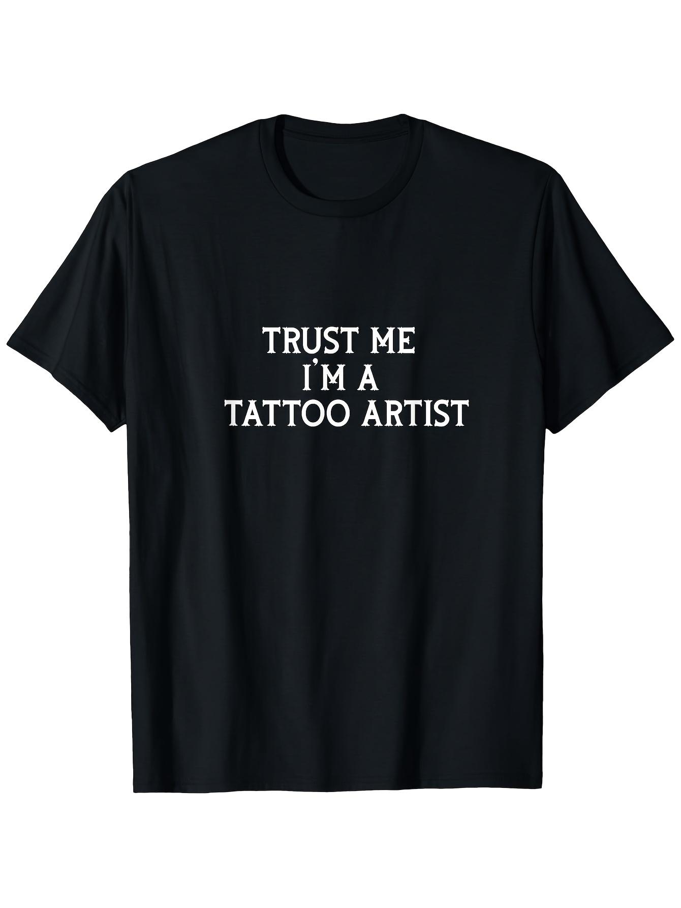 Men s T-Shirt Y2K Trust Me Black Regular Fit L